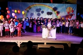 La cérémonie de célébration du 40e anniversaire du village d’enfants SOS de Dà Lat, le 8 avril dans la ville du même nom.