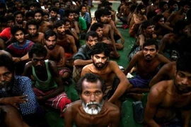 Le Singapour a souhaité faire parvenir une aide de 200.000 dollars pour les migrants rohingyas. Photo: AFP