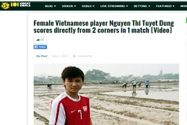 Nguyên Thi Tuyêt Dung sur le site 101greatgoal. 