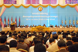 Congrès extraordinaire des représentants du Parti du peuple cambodgien. Photo: VNA