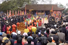 Le site du Temple d'Âu Co, mère du peuple vietnamien, dans le district de Ha Hoà, fait partie du circuit religieux le long du fleuve Rouge. Photo/VNA