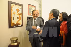 Une exposition lors de la Francophonie 2015. Source: VNA