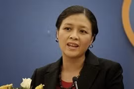 La vice-ministre des Affaires étrangères, Nguyen Phuong Nga à la 13è conférence de l'ONU sur le commerce et le développement (Photo: Internet)