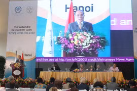 La 21e réunion des femmes parlementaires à Hanoi. Photo : VNA