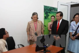 La princesse thaïlandaise Maha Chakri Sirindhorn visite le Centre d’études sur la Thaïlande à Ho Chi Minh-Ville. Source: VNA