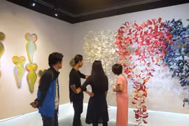 L’exposition artistique Hon do ou Âme du papier do (rhamnoneuron) vient d’ouvrir ses portes au Centre culturel de la République de Corée à Hanoi. Photo : internet