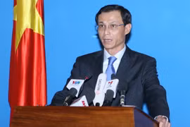 Le porte-parole du ministère des Affaires étrangères Luong Thanh Nghi. (Photo: Phuong Hoa/VNA)