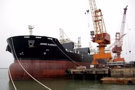 Le cargo "Anne Kjersti". (Source: baoquangninh.com.vn)