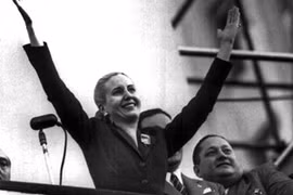 L'ancienne épouse du président argentin Mme Eva Péron. Photo : britannica.com