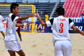 Le Vietnam figure à la 31e place du classement mondial des équipes nationales de football de plage qui vient d'être publié récemment. (Source : VNA)