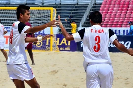 Le Vietnam figure à la 31e place du classement mondial des équipes nationales de football de plage qui vient d'être publié récemment. (Source : VNA)