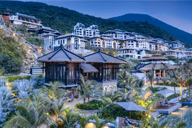 Le complexe hôtelier Intercontinental Danang Sun Peninsula Resort, dans la ville balnéaire de Dà Nang (Centre). Photo : internet