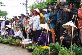Une reproduction du marché villageois. Photo d'illustration. (Source: Internet).