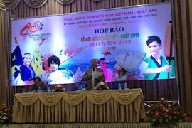 Conférence de presse sur La Fête du Printemps Vietnam-Japon 2013. (Photo: Quỳnh Trang/VNA)