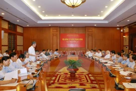 Ouverture de la 15e réunion du Conseil central de théorie. Photo: VNA
