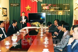 L'ambassadeur du Vietnam en R. tchèque, Truong Manh Son a suggéré la création d'un Centre de promotion du commerce Vietnam-République tchèque à Prague. Photo: VNA