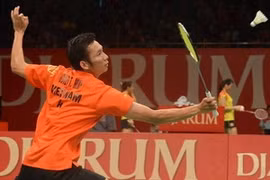 Le meilleur joueur vietnamien de badminton Nguyen Tien Minh. Source: VNA
