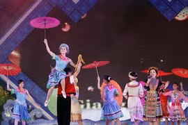 Représentation artistique lors de la cérémonie d'ouverture. (Photo: Thanh Tung/AVI)