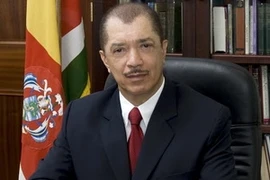 Le président des Seychelles, James Alix Michel (Source: VNA)