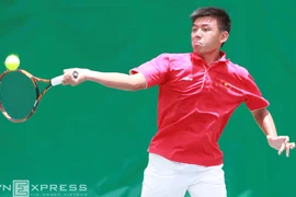 Le tennisman junior vietnamien Ly Hoang Nam. 