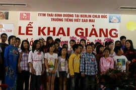 La rentrée scolaire 2011-2012 à l'Ecole Sao Mai à Berlin. (Photo: Thanh Hai/AVI)