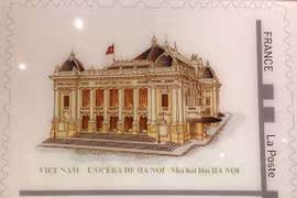 Un timbre de la collection de timbres-poste représentant le Vietnam. (Photo: Việt Sơn-Bích Hà/VNA)