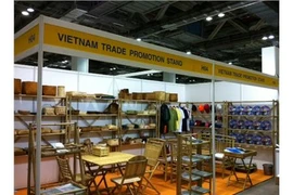 Un stands du Vietnam lors du salon Gifts and Premiums Fair Singapore (Source: Internet)