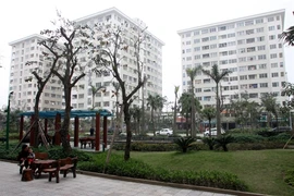 D’ici 2015, la ville envisage de construire 28.750 logements sociaux, soit 1,6 millions de mètres carrés. Photo : Tuân Anh/VNA 