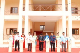 Centre d'enseignement de la langue vietnamienne au Laos. (Source : VNA)