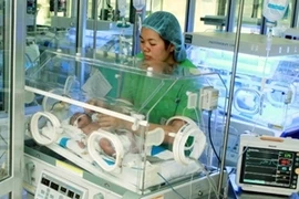 Les soins du nouveau-né à l'hôpital central de gynécologie-obstétrique. (Photo: Duong Ngoc/AVI)