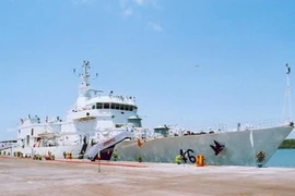 Le navire ICGS Samrat de la police maritime indienne (Source: Thethaovanhoa.vn)
