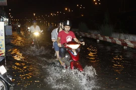 Ho Chi Minh-Ville doit faire face aux vives-eaux lors des moussons. (Source : VNA)