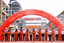 Lào Cai: Inauguration d’une usine d'engrais de 500 milliards de dôngs 