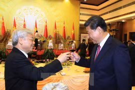 Réception en l’honneur du président chinois Xi Jinping