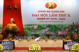 Ouverture du 10e Congrès de l'Organisation du PCV pour l'armée 