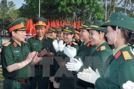Cours d'anglais pour des officiers vietnamiens
