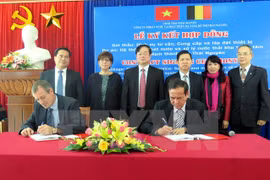 La Belgique finance un projet de traitement des eaux usées à Thai Nguyen