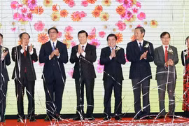 Le chef de l’État à l’inauguration du Centre commercial SC VivoCity 