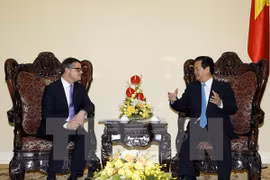 Nguyen Tan Dung reçoit le ministre des Sciences et des Arts du Land de Hesse