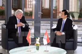 Activités du président Truong Tan Sang en Allemagne