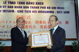 Le président de l’Association Hiroshima-Vietnam à l'honneur
