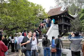 Hanoi : forte hausse du nombre de touristes étrangers