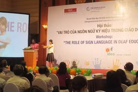 Succès du projet d’éducation des enfants atteints de surdité 