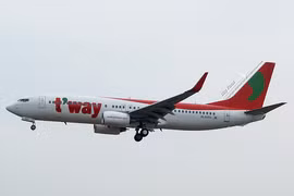 T'way Air : ouverture de la ligne Incheon - Ho Chi Minh-Ville 