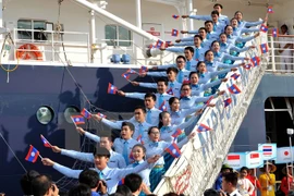 Le bateau de la jeunesse d’Asie du Sud-Est et du Japon à Ho Chi Minh-Ville