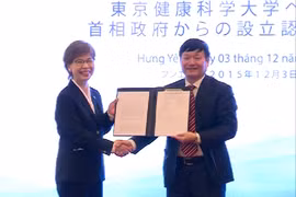 Création de la Faculté de médecine Tokyo - Vietnam à Hung Yen