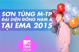 Son Tùng M-TP représentera l’Asie du Sud-Est aux EMA 2015