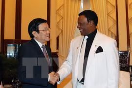 Le président Truong Tan Sang reçoit l’ambassadeur du Nigéria