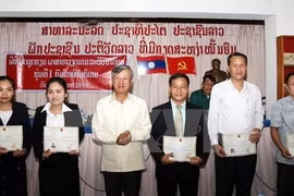 Clôture du 1er cours de langue vietnamienne destiné aux cadres laotiens