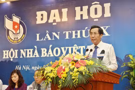 L’ouverture du Xe Congrès de l'Association des journalistes du Vietnam